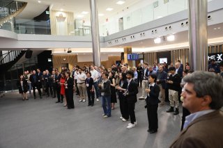 The Hong Kong Economic and Trade Office in Brussels continues to hold Chinese New Year celebrations in Europe. Photo shows local guests attending the Chinese New Year reception in Barcelona, Spain, on March 4 (Barcelona time).
