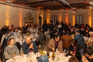 The Hong Kong Economic and Trade Office in Brussels co-hosted the Hong Kong Night reception during the 28th Far East Film Festival. Photo shows international film and cultural professionals networking during the reception. 