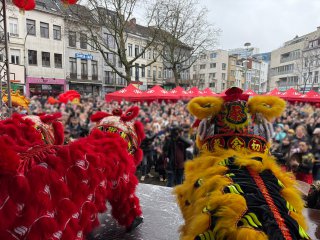 Celebrating CNY and Welcoming the God of Wealth in Antwerp, Belgium, photo 1 of 6