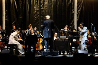 Photo shows the Hong Kong Sinfonietta performing at the Marvao International Music Festival on July 31 (Marvao time) with the Hong Kong musicians.